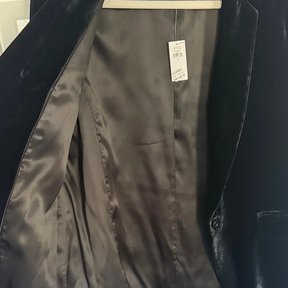 Banana Republic Velvet Women's Blazer - 8 - Picture 5 of 8